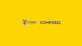 COMP2521 24T1 — Lecture 16: Week 9, Thursday