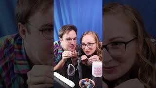 Video thumbnail of "The Beard Couple Tries ASMR #beardcouple #ASMR #lgbtq #shorts"