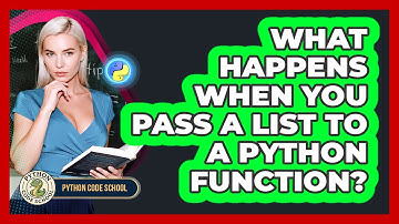What Happens When You Pass A List To A Python Function? - Python Code School