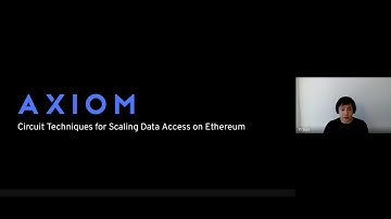 Yi Sun (Axiom): Circuit Techniques for Scaling Data Access on Ethereum