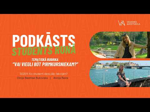 Podkāsts "Students runā" (S02E11) - Ko studenti dara pēc lekcijām?