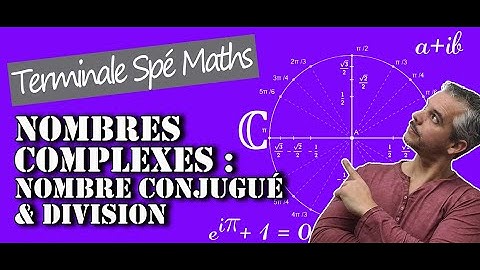 Nombres Complexes - Conjugué et Division