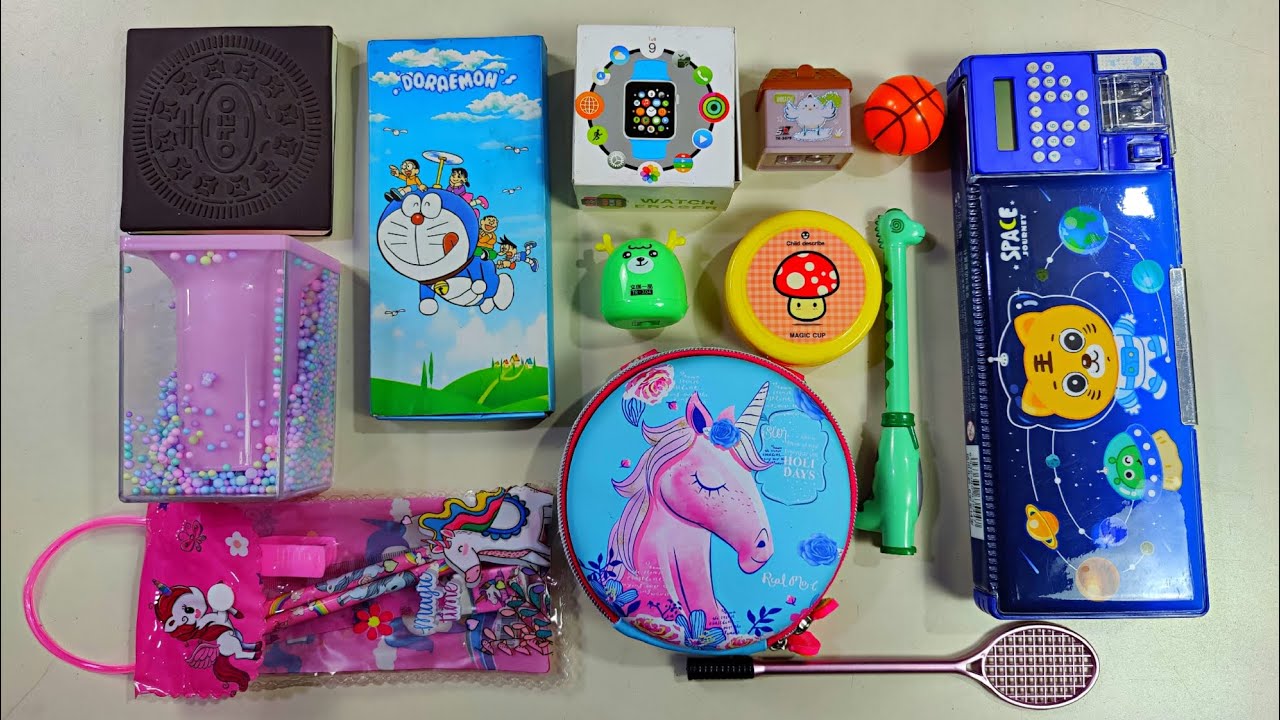 8 minutes satisfying hot stationery collection, pencil box, stationery ...