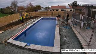 Time-lapse of constructing a Barrier Reef Pool