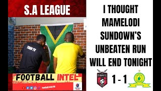 TS GALAXY 1 - 1 MAMELODI SUNDOWNS (VICTOR SIOKWU FAN REACTIONS) // SOUTH AFRICAN MATCHDAY HIGHLIGHTS