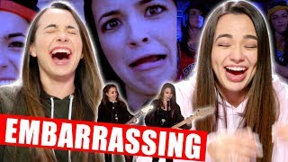 REACTING TO OLD MUSIC VIDEOS (EMBARRASSING) Merrell Twins