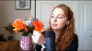 ~ASMR~ Whisper Ramble (talking about decorating, flowers, home prepping, manifestation etc.)