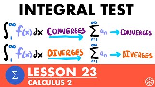 Integral Test For Series Calculus 2 Lesson 23 - Jk Math