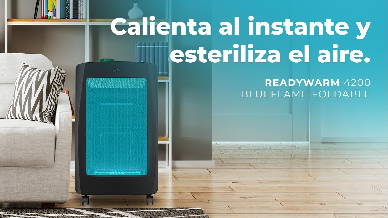 Estufas ESTUFA DE GAS CECOTEC READYWARM 4200 BLUEFLAME FOLDABLE - DMI  Computer S.A. - Mayorista y distribuidor Informático