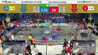 Qualification 62 - 2022 FIRST Israel District Championship