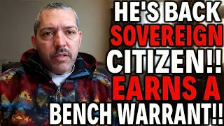 Sovereign Citizen Hit With BENCH WARRANT After Courtroom Antics!!