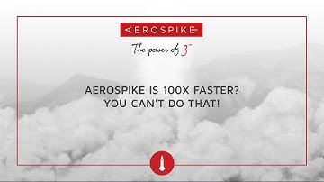 Aerospike is 100x Faster? You can