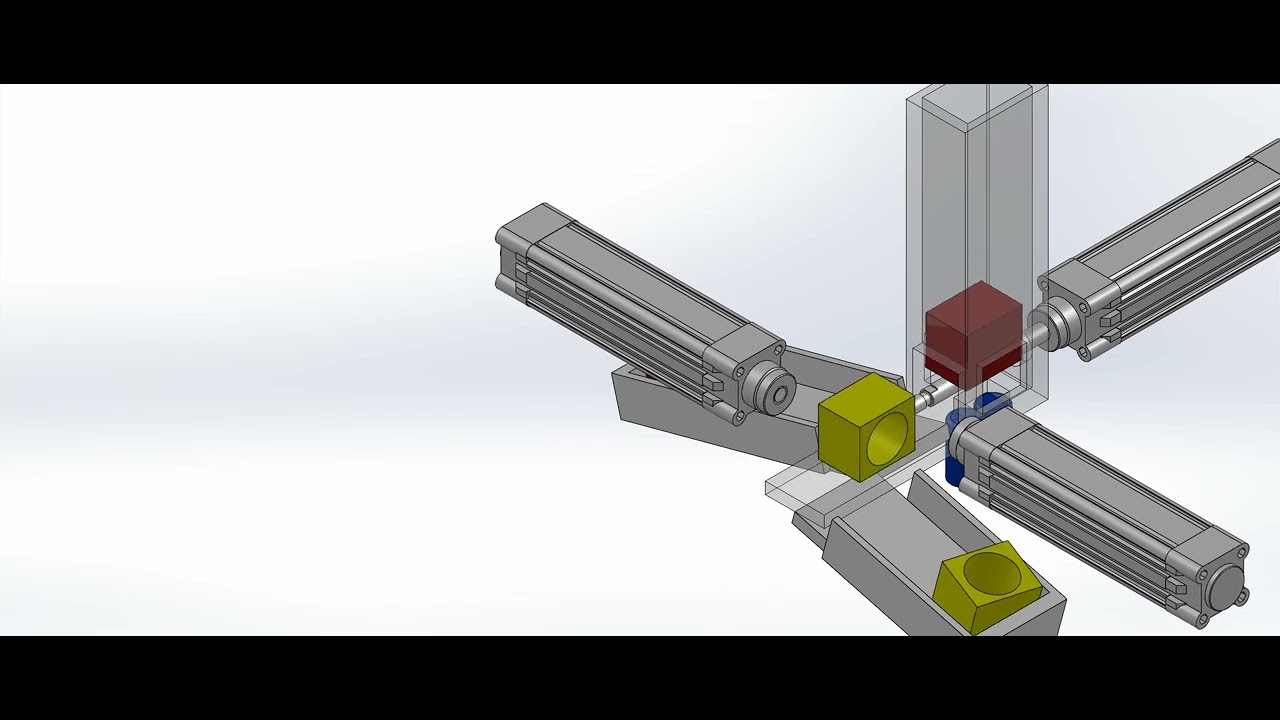 Sorting Device - Event Based Motion on SOLIDWORKS Motion #shorts - YouTube