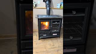Thermorossi Margot Wood Cookstove Look at that Flam!