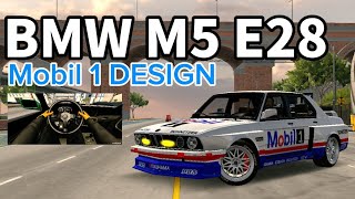 [ Car Parking ] BMW M5 E28 Mobil 1 Design