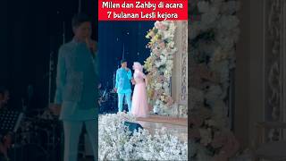 Milen And Zahby At Lesti Kejoras 7month Anniversary Event lestikejora rizkybillar leslar le