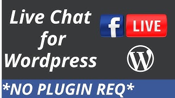 Facebook Live Chat For Wordpress | Wordpress Chat Plugin | Live Chat