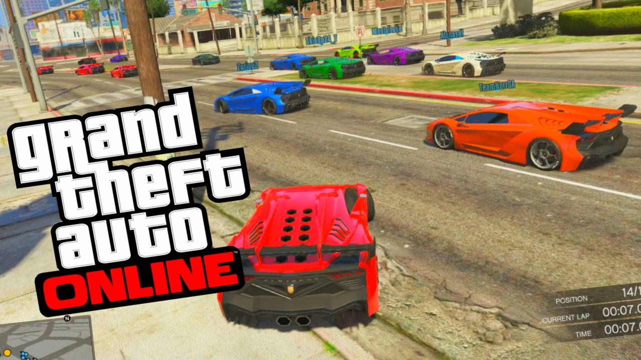 GTA 5 Competitive Contact Playlist Racing (GTA V Online Racing) YouTube