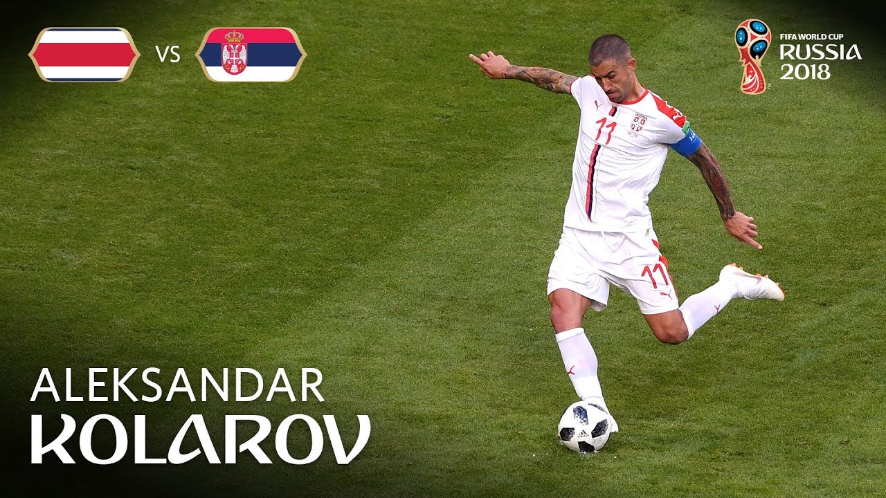 Aleksandar Kolarov Goal Costa Rica V Serbia Match 10 Youtube