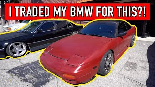 BMW to a Nissan S-chassis?! 240SX S13 drift build!