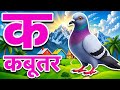 क से कबूतर ,अ से अनार A Se Anar K Se Kabutar | Hindi Varnmala| ABCD | क से कबूतर अ से अनार For Kids|