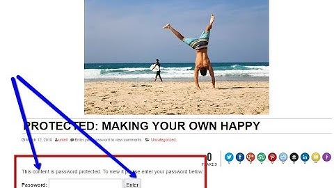 How to Publish Password-Protected blog Posts