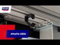 Vidéo: Bloc attache câble profilé aluminium - Mono - 8 mm - 40 mm