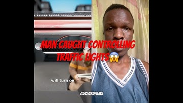 Man CAUGHT Controlling TRAFFIC Lights😱