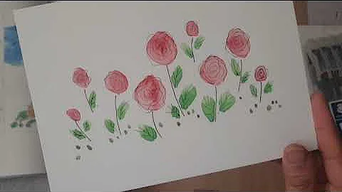 Showcasing Some Lovely DIY Hand-painted Flowers / ...