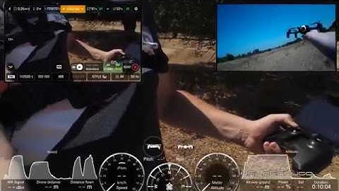 앵무새 Anafi 4K 드론 FCC 모드 거리 테스트