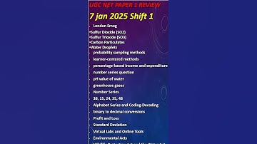 UGC NET 7 Jan 1st Shift Exam Analysis 2025 | 7 January Shift 1 UGC NET Exam analysis #ntanet #ugc