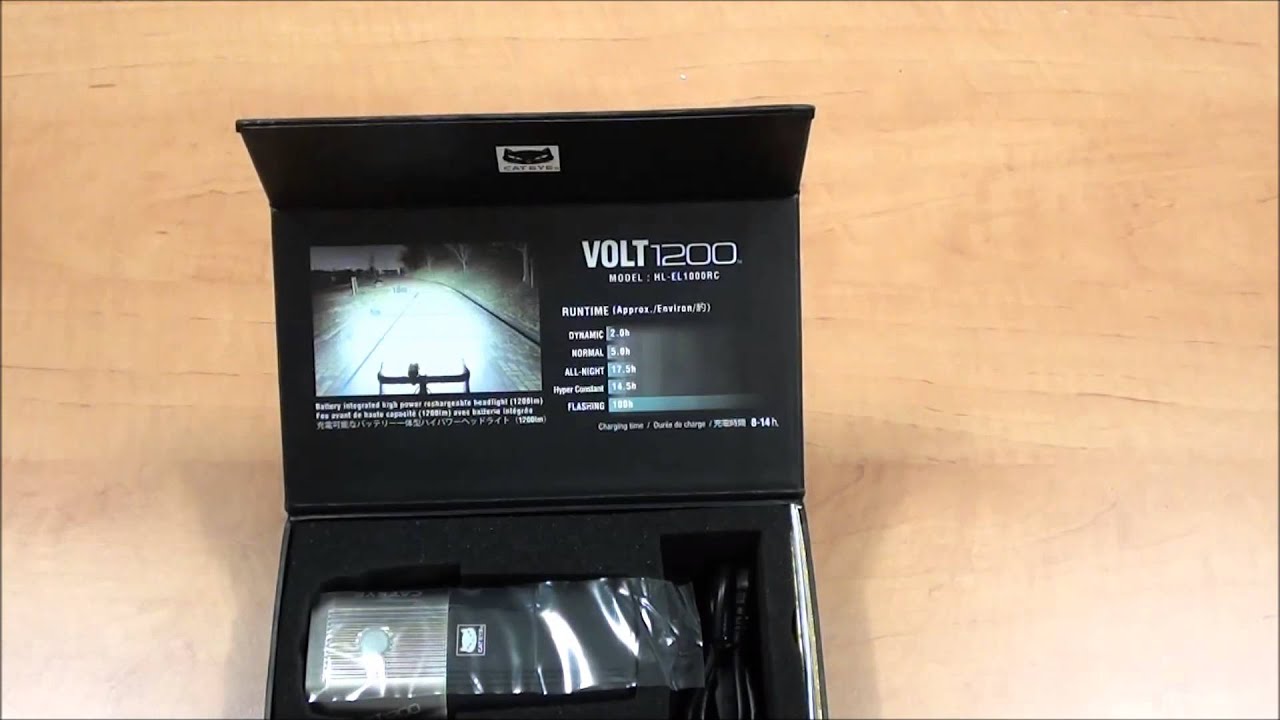 Unboxing the Cateye Volt 1200 Rechargeable Front Bike Light