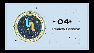 [Class 9] Final Project Introduction + Review