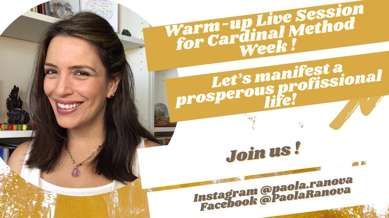 Warm up Live Session for Cardinal Method Week
