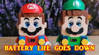 Low Battery Luigi and Low Battery Mario vs normal Luigi and Mario. How to change the low Battery?