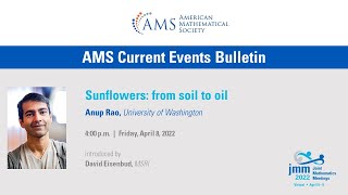 Anup Rao "Sunflowers: from soil to oil"