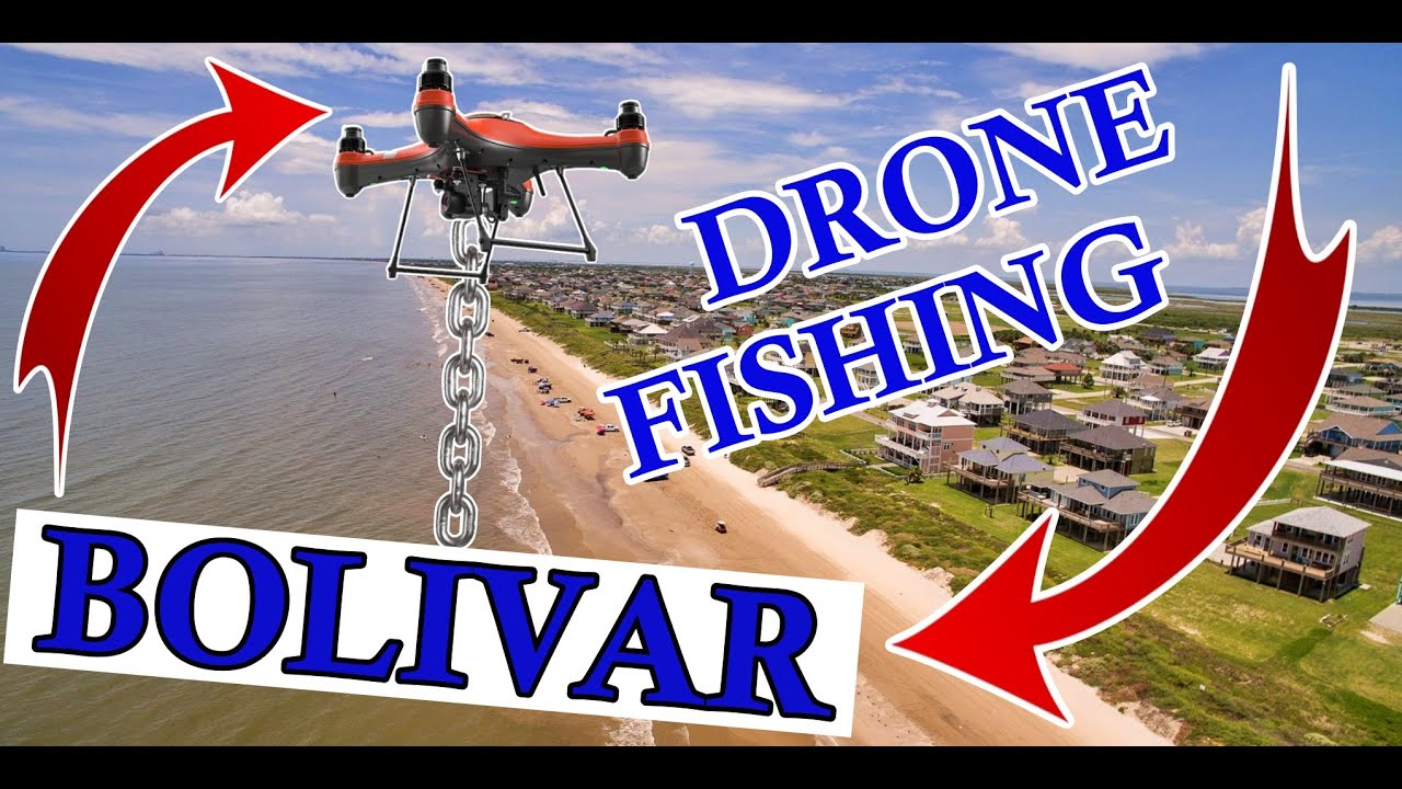 Drone Fishing Bolivar for Redfish and Sharks !! What Leaders I Use to