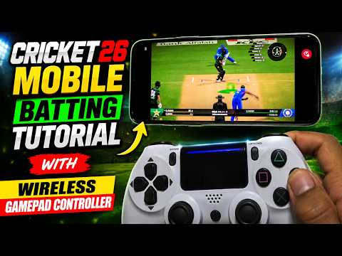 Cricket 26 Mobile Batting Tips with Wireless Gamepad Controller (2026)
