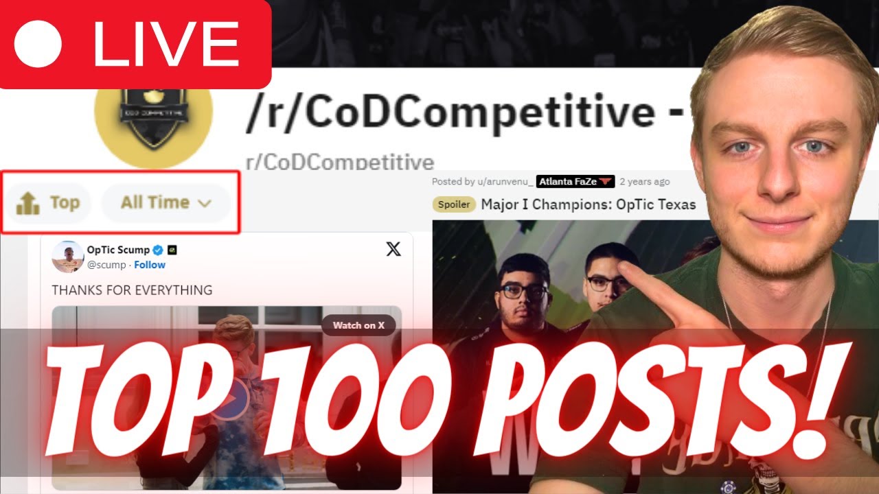 🔴 LIVE - READING BEST REDDIT POSTS (r/CODCompetitive) - YouTube