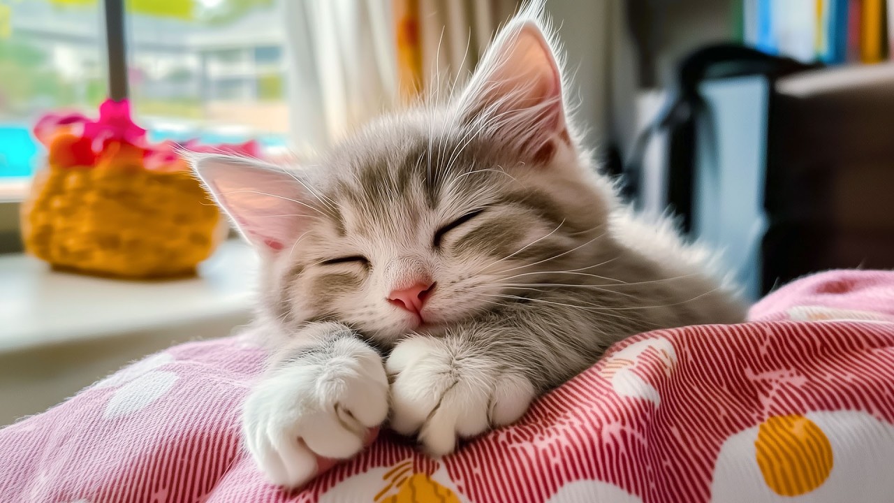 Cat Sleep Sound - Идеальное средство для сна для тревожных кошек! Успокаивающая музыка для котят ...