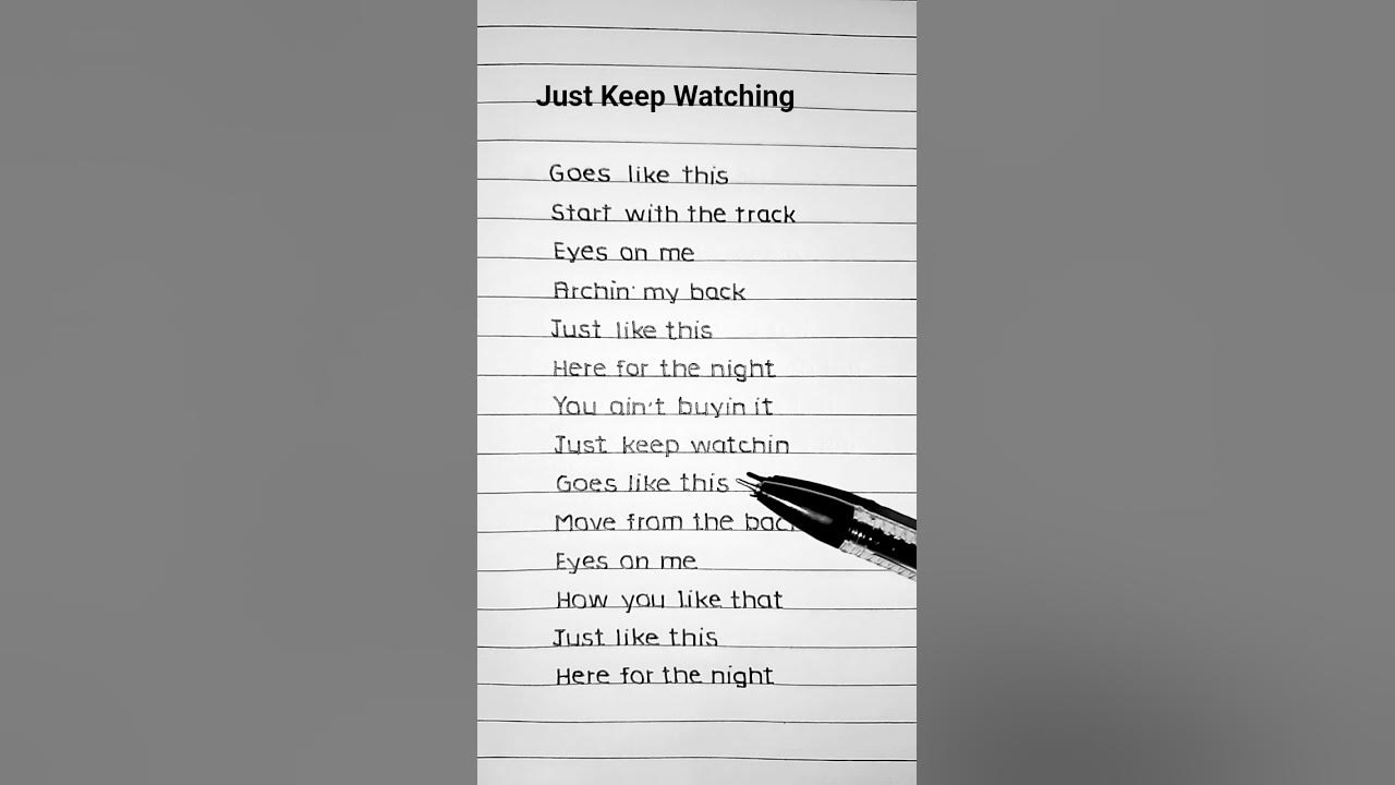 Tate McRae - Just Keep Watching (Lyrics)#song #lyrics #trending Tate McRae - Just Keep Watching (Lyrics)#song #lyrics #trending