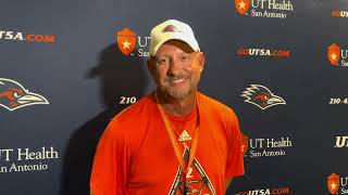 UTSA Head Coach Jeff Traylor Fall Camp Interview 8.16.24