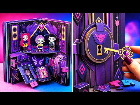 KPop Demon Hunters Escape Room! 🎮🔐 Interactive Paper Gamebook with Hidden Keys