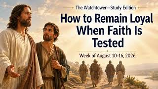 The Watchtower Study, Week of August 10-16, 2026