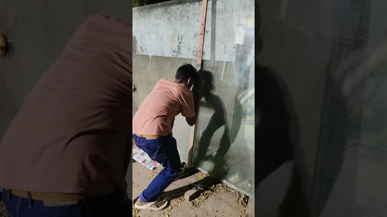 glass cutting #shortvideo