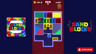 Sand Block： Drop Puzzle - level 23 - Gameplay walkthrough