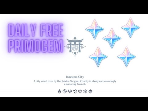 Get Daily Free Primogem Everyday - Hidden Chest - Genshin Impact Inazuma - YouTube