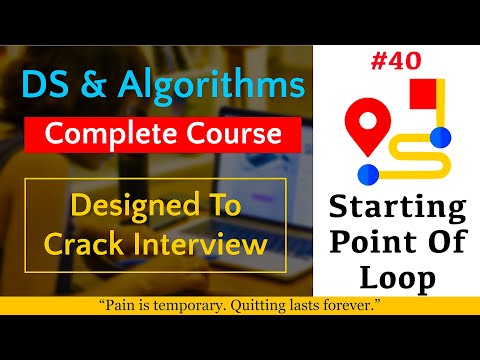 #40 Linked List | How to Find Starting Point of the Loop | Data Structures And Algorithms 🔥🔥🔥