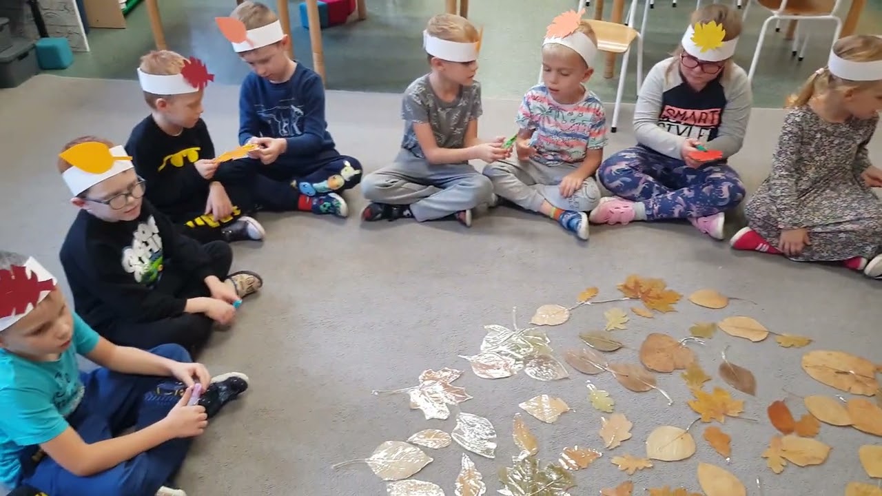 Zabawy z listkami i klamerką