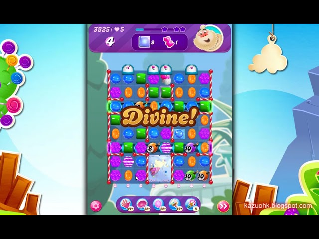 Candy Crush Saga Level 3825 NO boosters - YouTube